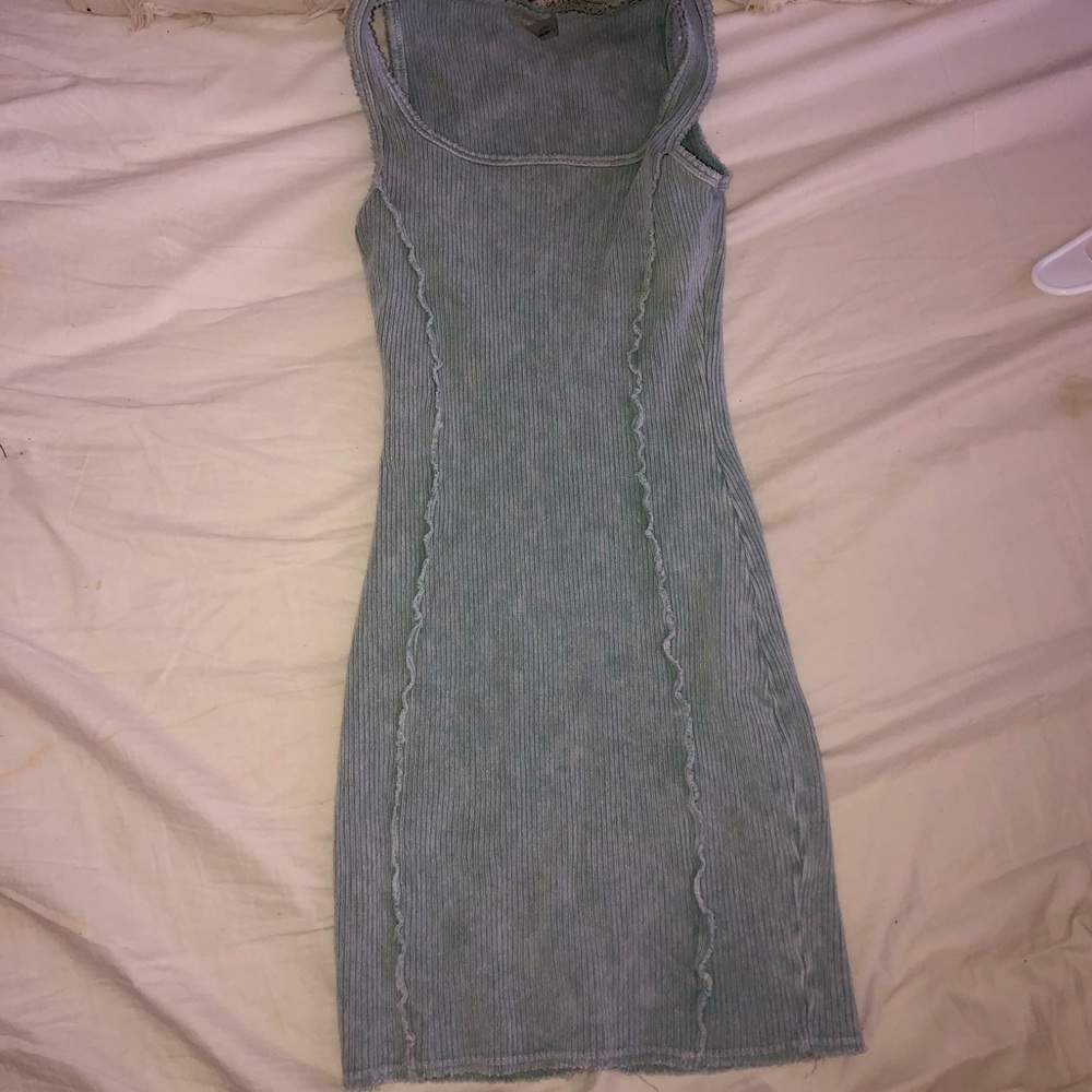 Casual Sea Foam Dress